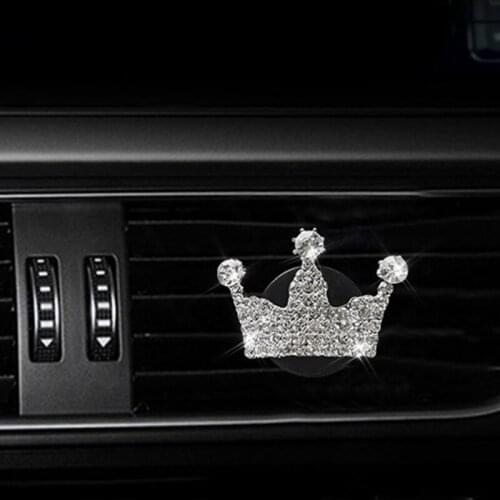 Rhinestone Air Vent Fragrance Car Decor Present for Colleagues Fit for All Car