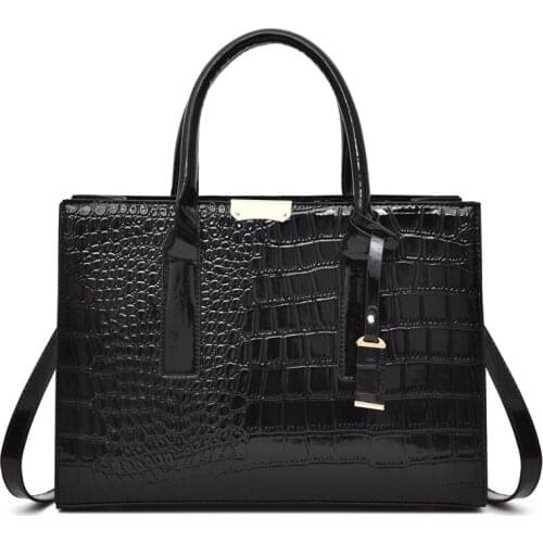 Women Shoulder Messenger Bag Hot New Luxury Crocodile Pattern Ladies Handbags Female Women Bags Designer Fashion Large Capacity