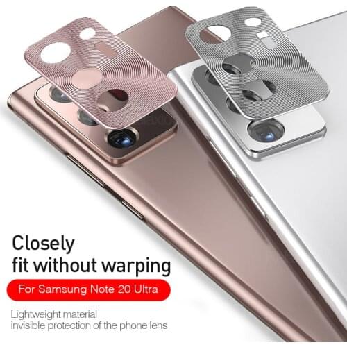 Ultra-thin Metal Camera Cover Lens Screen Protector for Samsung Galaxy Note 20 Ultra Lens Case Scratch Resistant for Note20