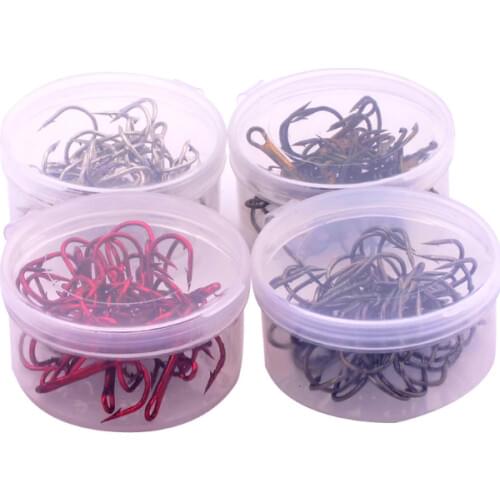YOUGLE 20pcs/lot Fishing Hooks Sharp Hooks Barb Hook Fishing Tackle 2#-4#-6#-8#-10