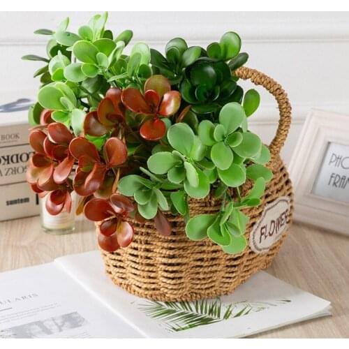 Green Artificial Plant Tea Leaf Branch Fake Flower Tree Wedding Home Decoration DIY Craft Supplies