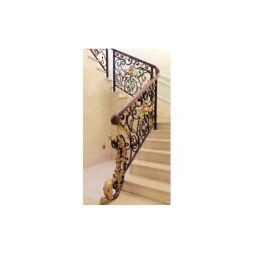 Wrought iron handrails for outdoor steps gates and railings iron deck railing