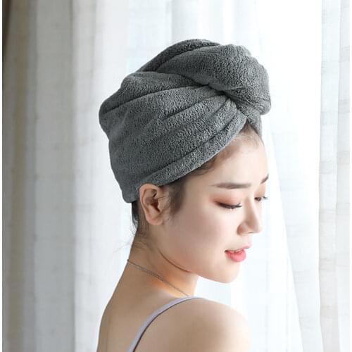 Ladies Towel Microfiber Quick Dry Towel 24x65cm Towel Absorbent Home Textiles Quick Dry Soft Bath Towel Dry Hair Cap Salon Towel