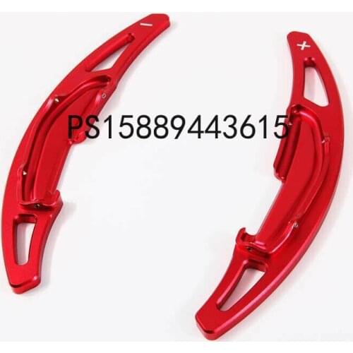 2pcs Aluminum Steering Wheel Shift Paddles Shifter Extension For BMW M3 2014-18