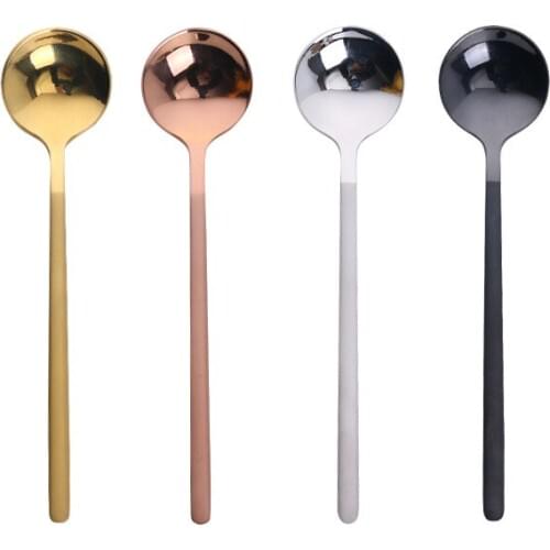 Promotion! 1 Pcs/Set Coffee Scoop 304 Stainless Steel Coffee Spoon With Long Handle Dessert Tea Spoon Set Kitchen Accessories