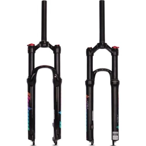 Aluminum Alloy 26 / 27.5 / 29er Suspension Air 120mm Mountain Bike Straight Front Fork Bicycle Accessories