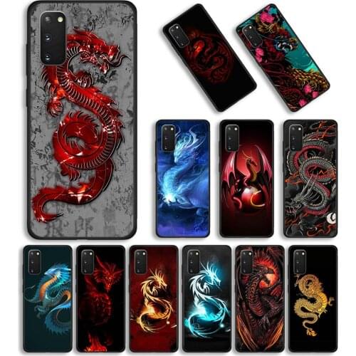 Dragon Phone Case For Samsung Galaxy s21 s20 s10 s9 s8 Plus Lite Ultra FE 5G TPU Cover Shell