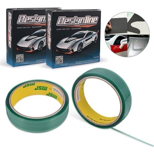 EHDIS 2 Roll 50m Knifeless Tape Design Line Carbon Fiber Vinyl Film Wrap Cutter Window Tint Car Decals Sticker Cutting Tape Tool