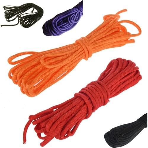ELOS-Paracord 550 Parachute Rope 7 Core Strand for Climbing Camping Buckle Rope Red 25FT