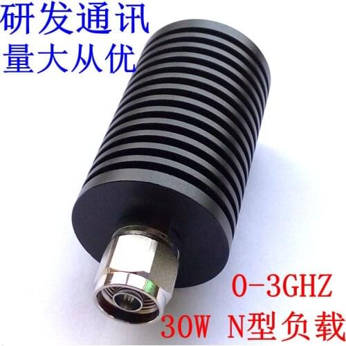 30W N male coaxial dummy load, frequency DC-3G, 50 ohm