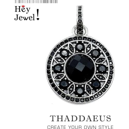 Pendant Black Ornament,2019 Brand New Glam 925 Sterling Silver Jewelry Europe Style Fashion Accessorie Gift For Soul Woman