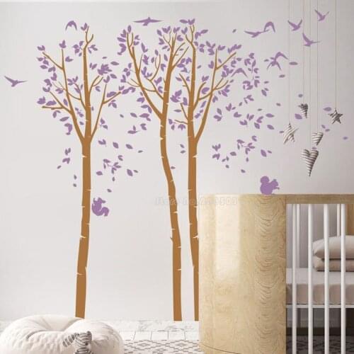 Forest Of Dreams Wall Sticker For Kids Room Boys Girls Children Bedroom DIY Family Wall Decals Poster Home Decor Wallpaper LL946