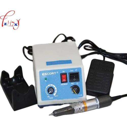 Miniature electric grinding machine EIII+H20 handle polishing electronic jade carving machine with foot switch 220V 1PC