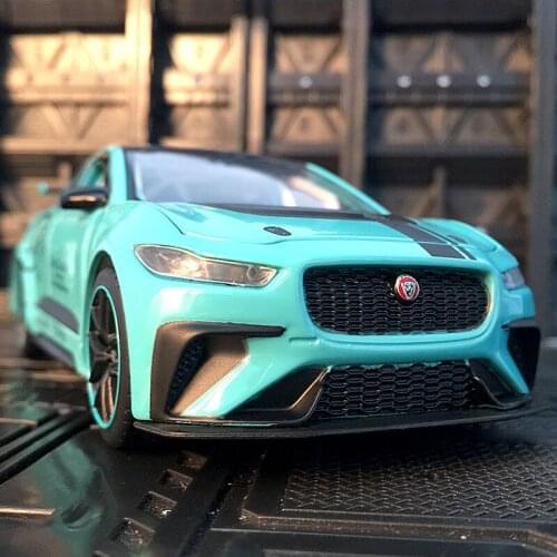 1/32 Jaguar I-PACE New energy vehicle Alloy car model Metal material decoration Collection toy birthday present for friend kids