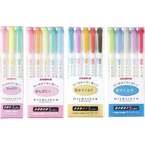 5 Colors Watercolor Brush Pens Set Soft Painting Markers Pen For Sketch Drawing Manga Comic Handwriting
