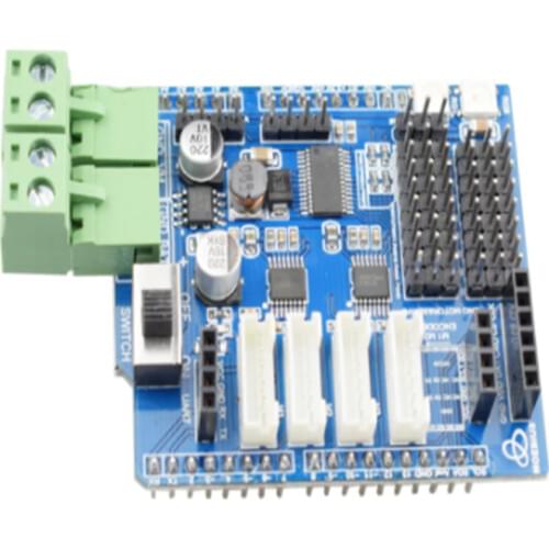 Newest 4 Channel Motor Driver Board Compatible with Arduino for Smart Mecanum Wheel Robot Car Chassis