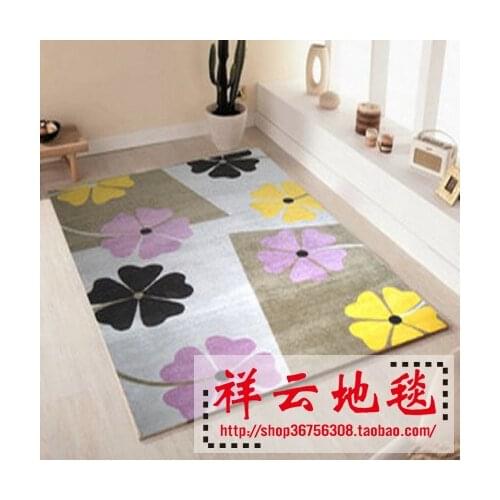 Living room coffee table bed bedroom carpet large floor mats customize american rustic