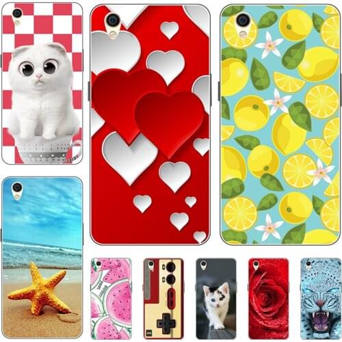 Silicone Cover For OPPO A37 A37M A37F 5.0" Case Soft TPU Protective Phone Back Case Cartoon Wolf Rose Flowers Bumper Shell