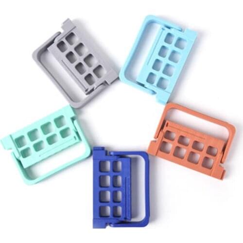 1pcs Universal Dental Lab Plastic 8 Holes Autoclavable Endo File Block Holder Disfection Box Case