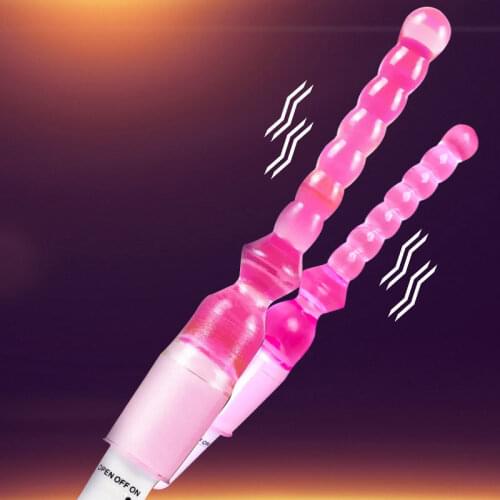 Jelly Anal Bead Vibrator Sex Toys For Woman Men Couples Gay Silicone Anal Butt Plug Dildo Prostate Massage Clitoral Stimulation