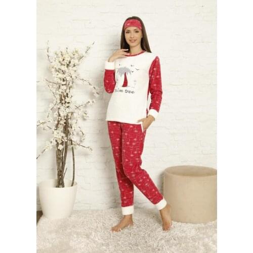 Women Welsoft Fleece Pajamas set Ecru 20041