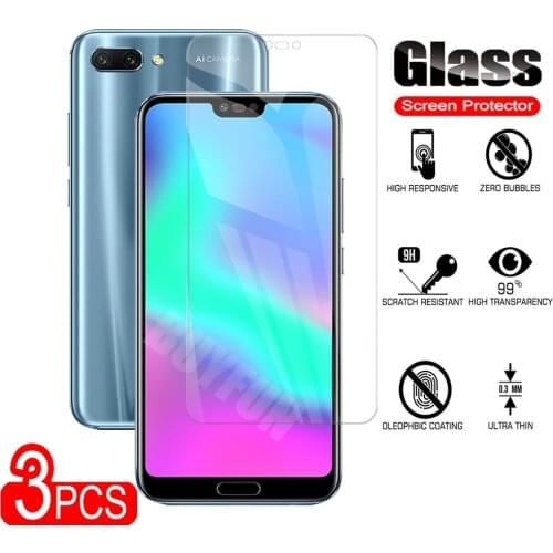 3pcs Tempered Glass for Huawei Y6 2018 Y6 Prime 2018 Anti Scratch Safety Glass for Huawei Y6 Pro 2017 Front Glass Protectors