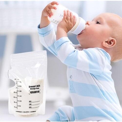 30pcs Breast Milk Storage Freezer Bag Disposable Labels Safe Baby Food Storage Feeding Baby Food Storage
