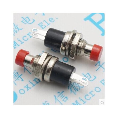 30pcs Toggle Switches Normally closed 6MM 7MM PBS-110 button PBS-105 press off button no lock switch