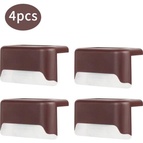 4pcs LED Solar Lamp Path Stair Outdoor IP65 Waterproof Led Solar Power Garden Light Lamp Step Balcony Fence Solar Lights