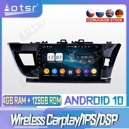 Android 10 PX6 128G For TOYOTA Corolla 2013-2016 DVD GPS Navigation Auto Radio Stereo Video Multimedia Player HeadUnit 2din
