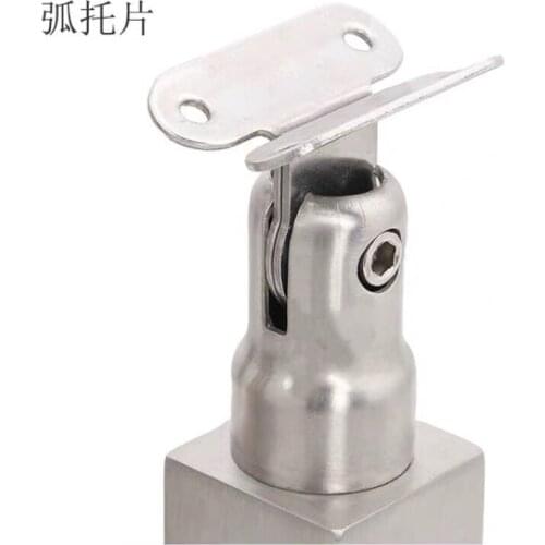 Freeshipping Stainless Steel SUS AISI 304 Grade Top Holder Balcony Handrail Support for Round Pipe Handrail