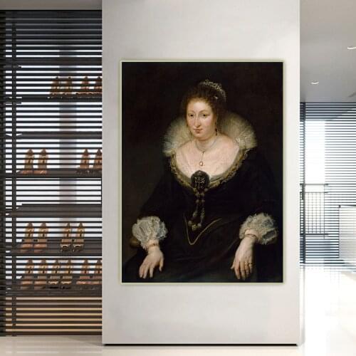 Citon Peter Paul Rubens《Alethea Howard, Countess of Arundel》Canvas Oil Painting Decorative Picture Wall Decor Home Decoration