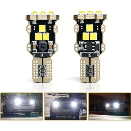 DHL 200Pcs Refit Led Reversing Lamp 3030 9SMD Decode Automobile T15 Tail Lamp W16w Brake Lamp New Highlight