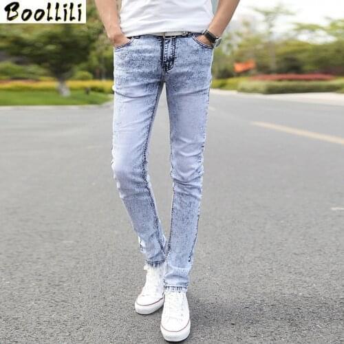 High Quality Skinny Gentleman 2020 New Spring Denim Casual New Original Brand Jeans Men Slim Fit
