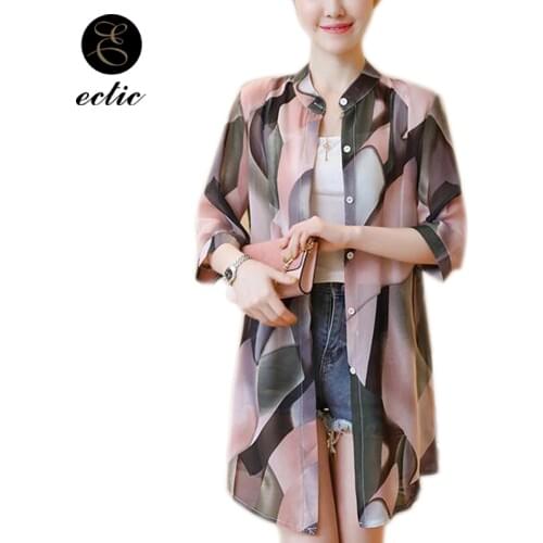 ECTIC Blouses With Tie