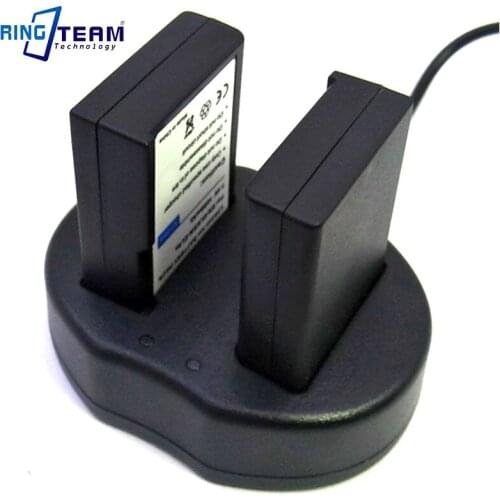 EN-EL9 EN-EL9a EN-EL9e Battery Pack & USB Dual Charger (2-In-1) for Nikon DSLR Cameras D40 D40X D60 D3000