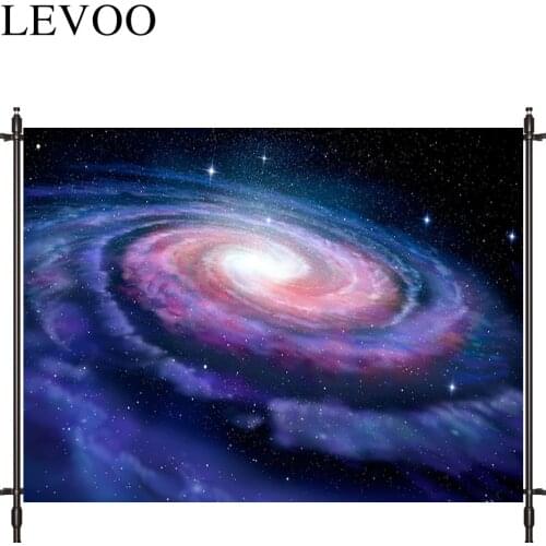 LEVOO photographic background universe galaxy starry sky dark background nature photocall photo studio shoot prop