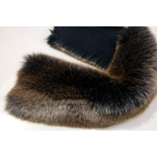 Khaki Long Pile 5cm Thicken Super Soft Artificial Rex Rabbit Plush Faux Fur Fabric DIY Shoes Coat Collar Vest Pillow Toy