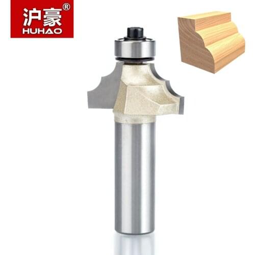 HUHAO 1pc 1/2" 1/4" Shank Double Edging Router Bits For Wood Classical Mounlding Bit Tungsten Carbide Woodworking Endmill Tools