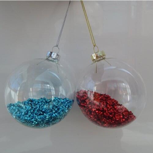Foreign trade Christmas glass ball ornaments pendant shop window shopping mall party wedding props
