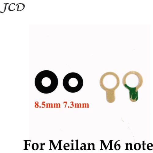 JCD 1pcs For MEIZU m6 note New Rear back Camera Glass Lens Cover Repair Parts for Meizu meilan M6 note note6