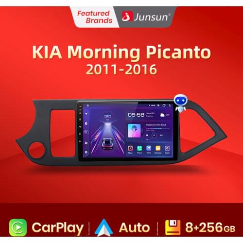 Junsun V1 pro Car Radio with screen Multimedia Video Player For Kia Picanto 2011 - 2014 Android Auto CarPlay 2 din DVD