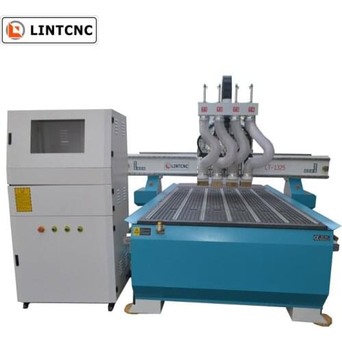 3.5kw air cooled spindle wood cnc router atc with 5.5kw vacuum pump