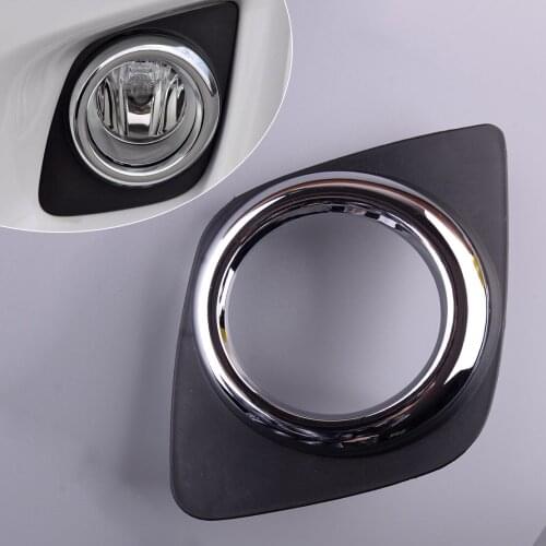 Front Left Bumper Fog Light Cover Trim Bezel Car Plastic fit for Toyota RAV4 52128-0R010 52128-0R040 2009 2010 2011 2012 2013