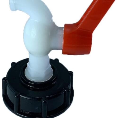 Garden IBC Tank Adapter 3/4 Coarse Thread DN20 S60x6 Water Outlet Oil Fuel Water Tape Connector Valve Fitting Parts Replacement