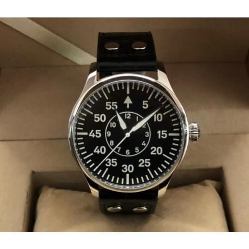 Sapphire crystal 44mm GEERVO Switzerland C3 luminous Japanese NH35A Automatic mechanical movement pilot mens watch 15-20