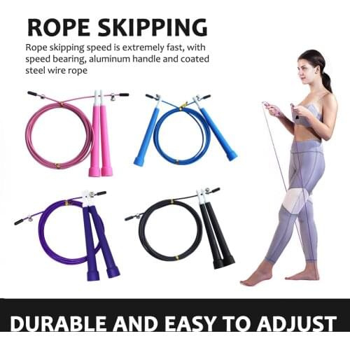 Bearing Skipping Rope Exercise Weighted Fast Speed Steel Wire Jumping Equipment Home Gym Exercise And Fitness Training