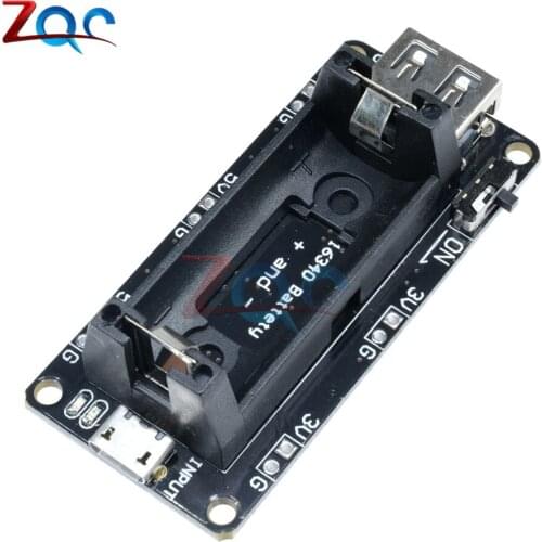 Dual Output 16340 Lithium Battery Charging Protection Board Micro USB Power Bank Battery Charger Module Development Board