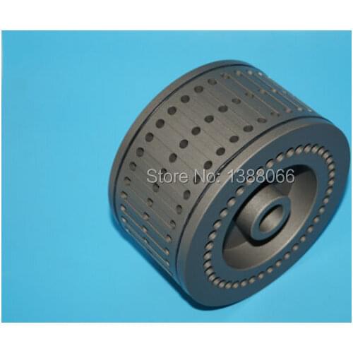 ZD.233-002-01-00,Stahfolder suction wheel,Stahl folding machine wheel 233-002-0100 3 rows holes 123mmx18mmx70mm