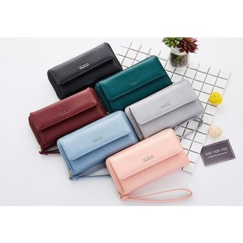 Women Purse Wallets pu Leather Luxury Long Wallet Women Wallets Female Bag Ladies Vintage Simple fashion
